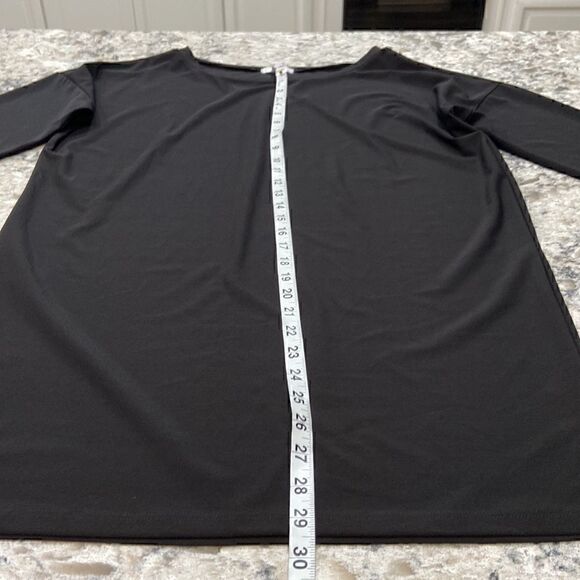 LEITH (Nordstrom)Flowy Trapeze TSHIRT Swing Dress in Black Size S - Picture 6 of 13